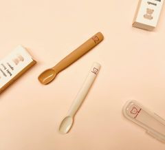Thìa ăn dặm Silicon Coco Bear