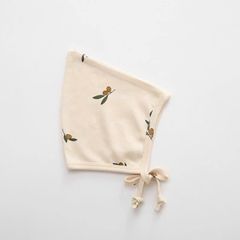 Mũ sơ sinh buộc dây xuất Hàn 0233