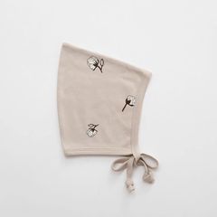 Mũ sơ sinh buộc dây xuất Hàn 0233