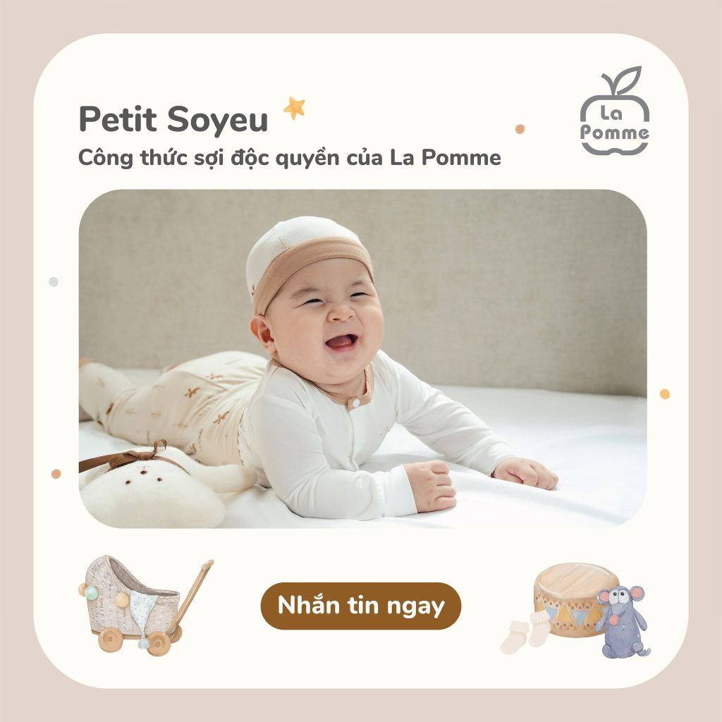 Mũ sơ sinh La Pomme Vườn cổ tích 0187