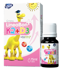 Vitamin D3K2 LineaBon 0M+ dạng nhỏ giọt