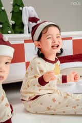 Bộ dài tay be in cây thông Noel Nous