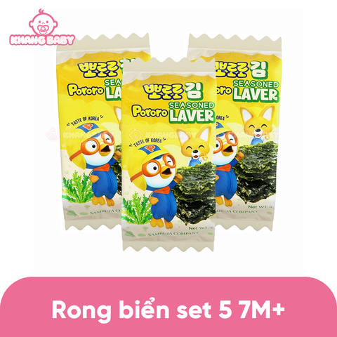 Rong biển Pororo ăn liền cho bé