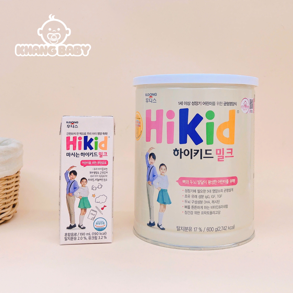 Sữa pha sẵn Hikid 190mL
