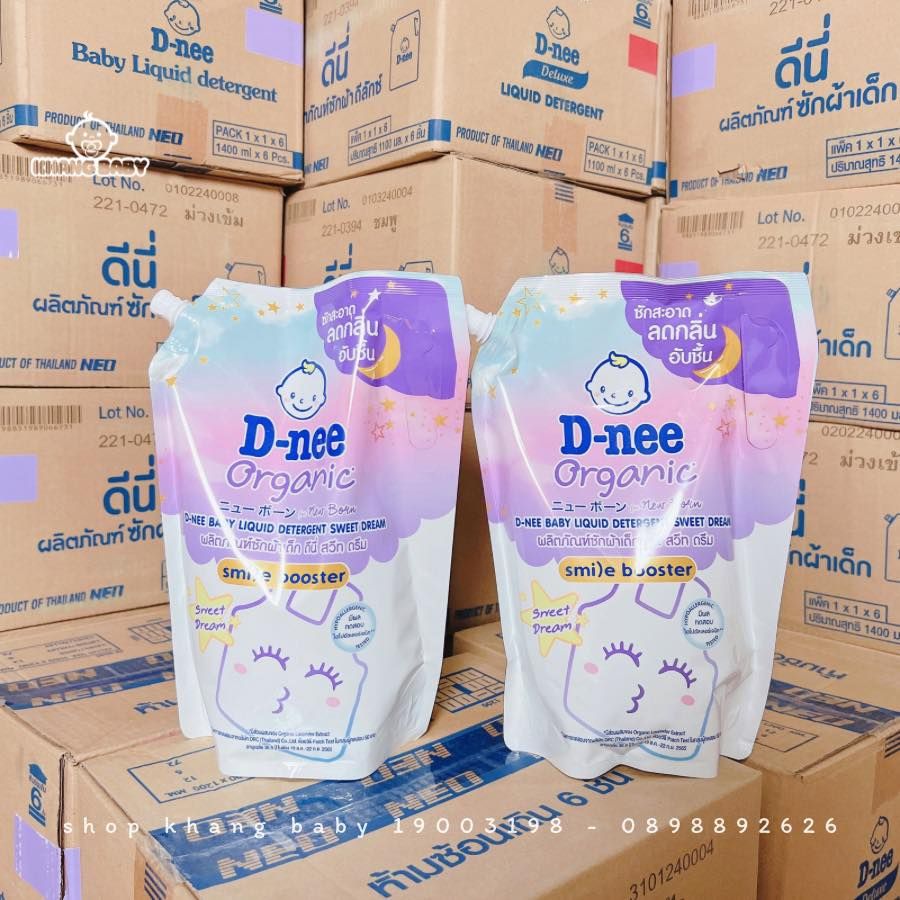 Nước giặt Dnee Organic túi