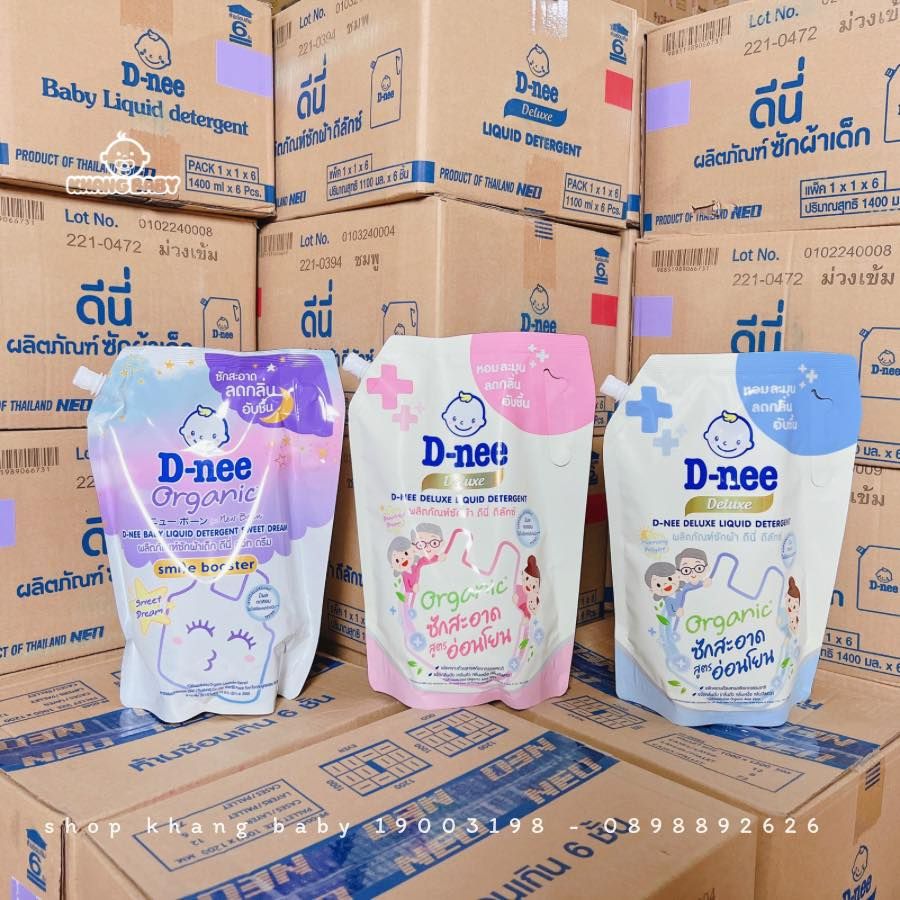 Nước giặt Dnee Organic túi