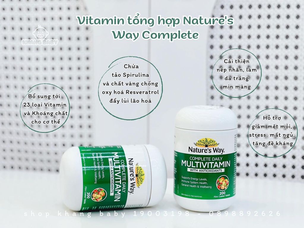 Vitamin tổng hợp Nature’s Way Complete Daily Multivitamin