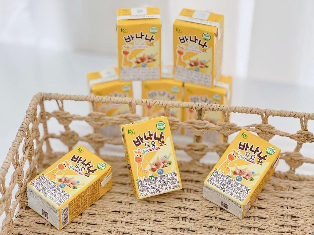 Sữa hạt Growkids vàng vị chuối