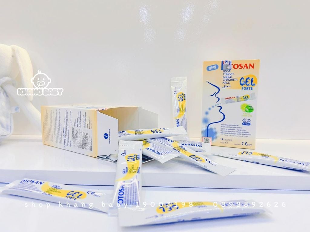 Gel ngậm ho viêm họng Otosan Throat Forte