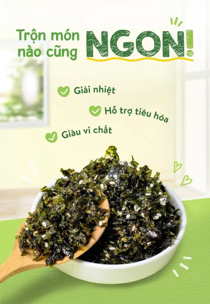 Rong biển rắc cơm Măm My
