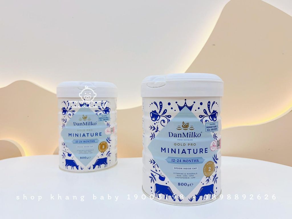 Sữa Danmilko Miniature cho bé 800g