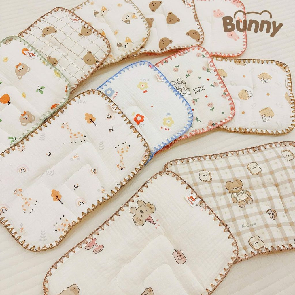 Gối đầu sơ sinh rãnh chữ U Bunny