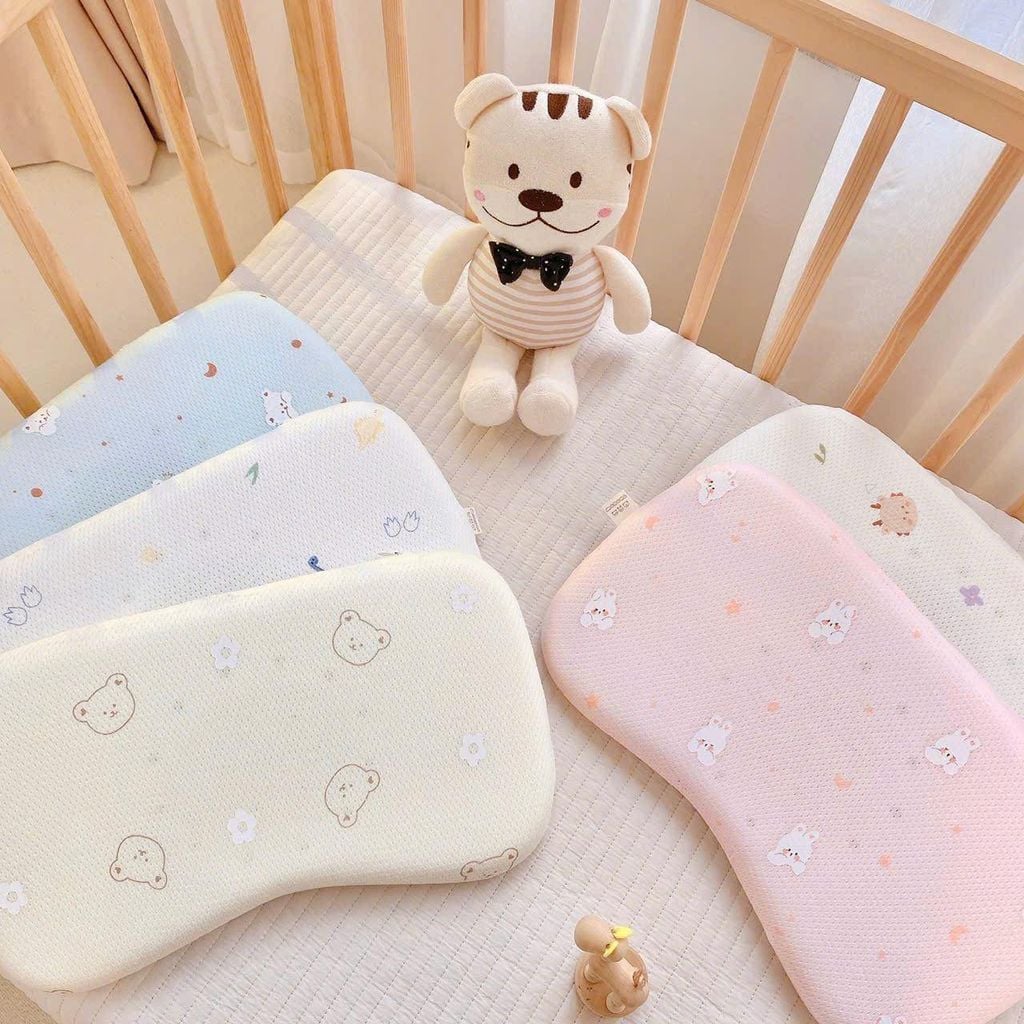 Gối lõm cao su Monona phiên bản vải thở cao cấp