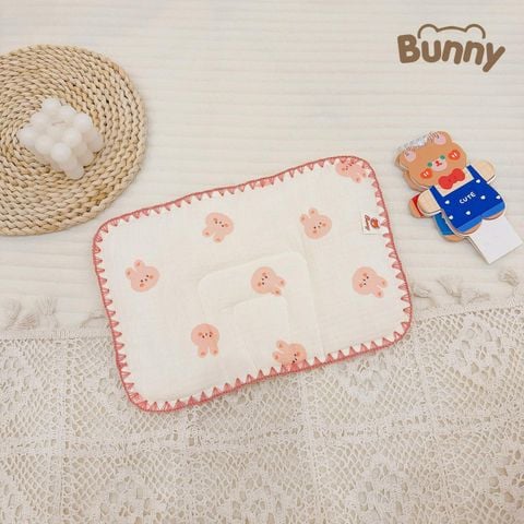 Gối đầu sơ sinh rãnh chữ U Bunny