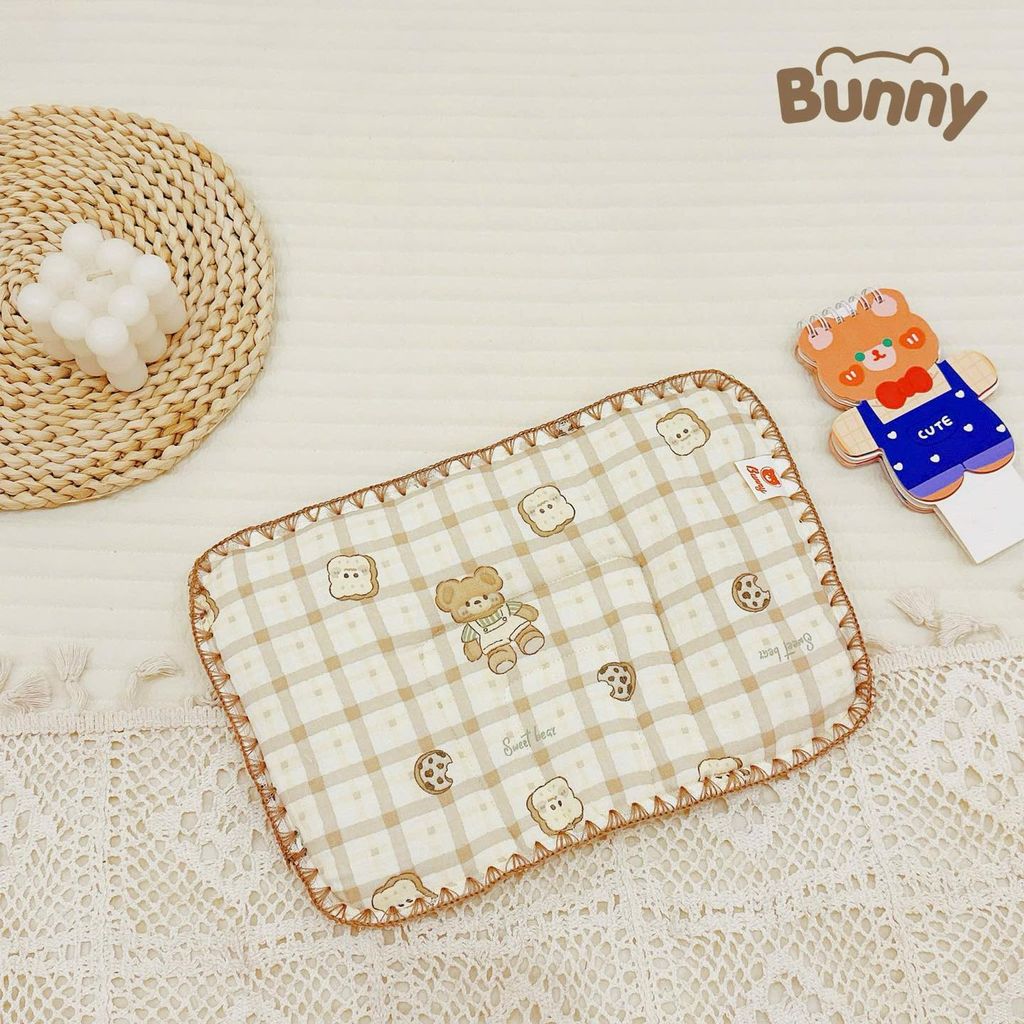 Gối đầu sơ sinh rãnh chữ U Bunny