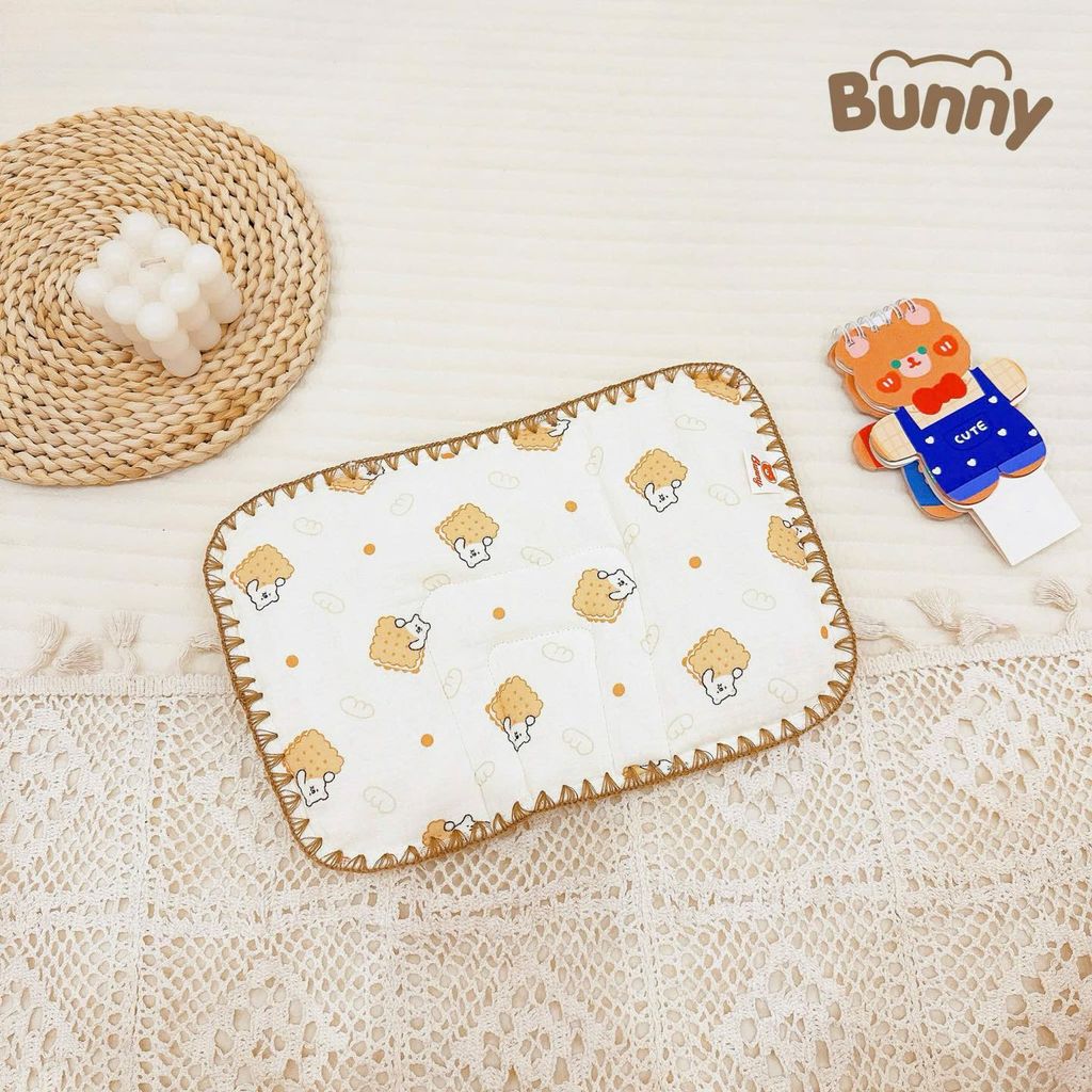 Gối đầu sơ sinh rãnh chữ U Bunny