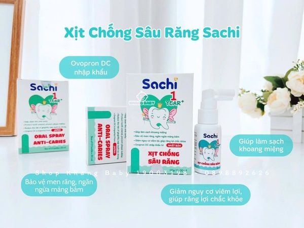 Xịt chống sâu răng Sachi