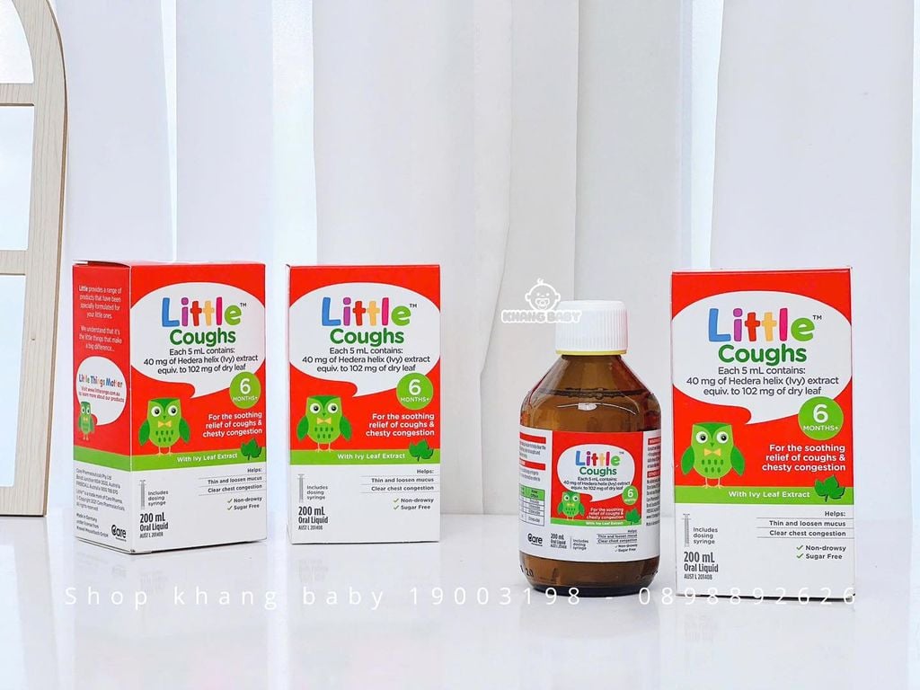 Siro ho Little Coughs 200ml 6M+