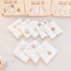 Khăn sữa sợi tre Organic Monona (hộp 5 chiếc)