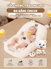 Gối chống trào ngươc 3in1 gấu trắng Chilux