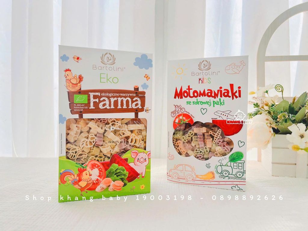Nui rau củ hữu cơ BARTOLINI