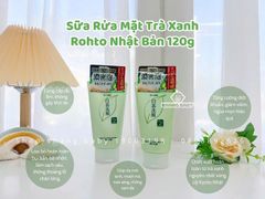 Sữa rửa mặt trà xanh Rohto Nhật 120g