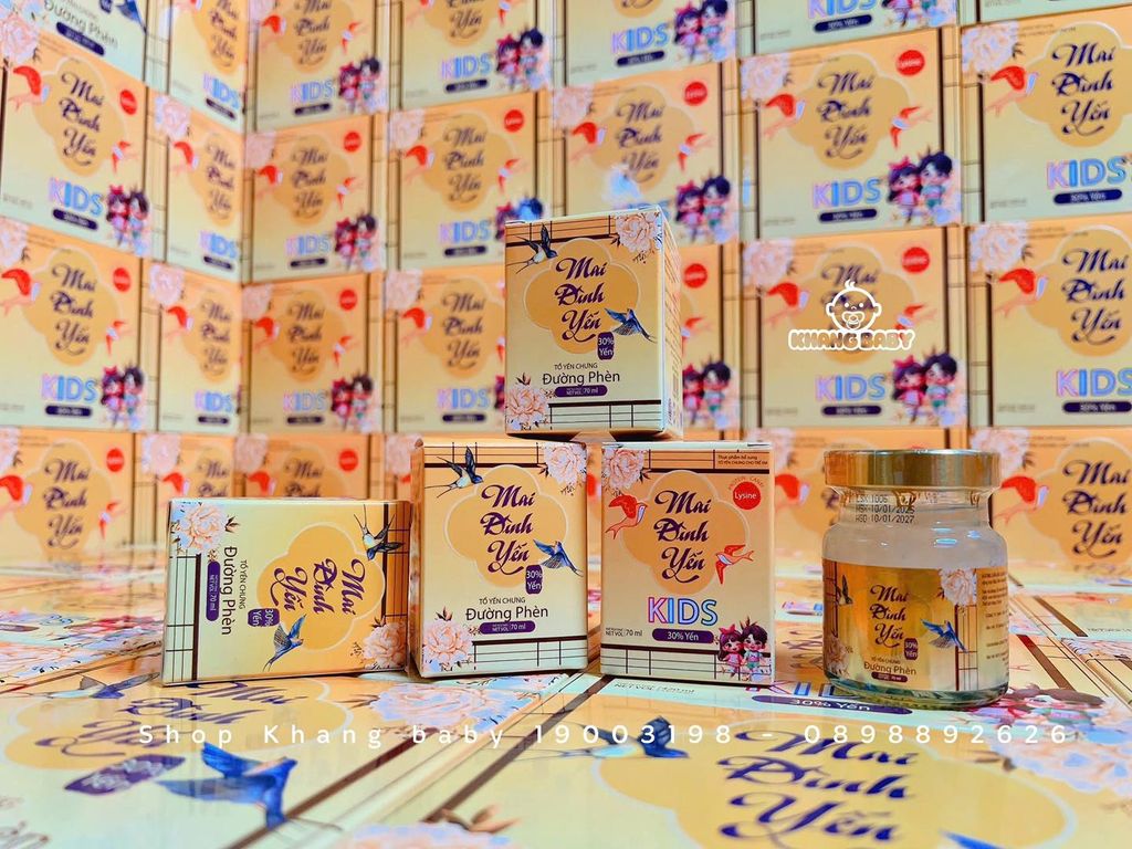 Tổ Yến chưng đường phèn Mai Đình Yến