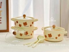 Set bát thìa Gấu