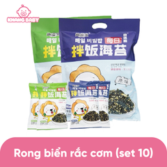 Rong biển vụn rắc cơm Sư Tử bịch khổng lồ (10 gói nhỏ)