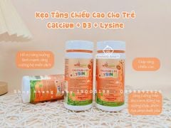 Kẹo tăng chiều cao Calcium + D3 + Lysine OZTOP GOODS