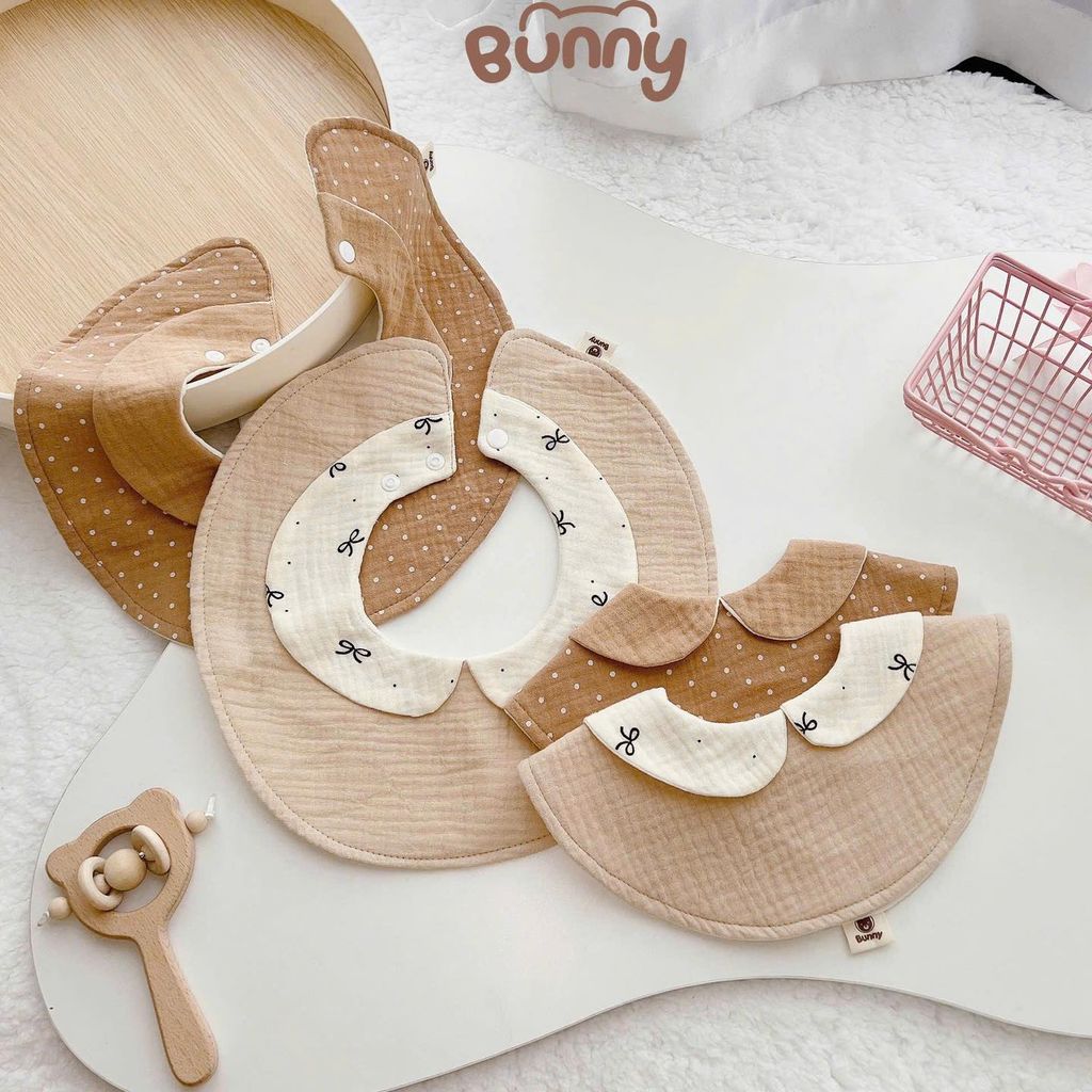 Yếm cổ sen Bunny cho bé