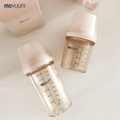 Bình sữa Moyuum PPSU Movaa trơn