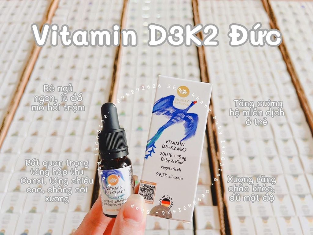 Vitamin D3K2 MK7 Đức (Mẫu Mới)
