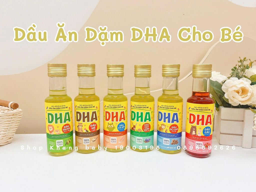 Dầu ăn dặm DHA 100ml