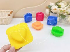 Set 6 khuôn tạo hình cơm Bento