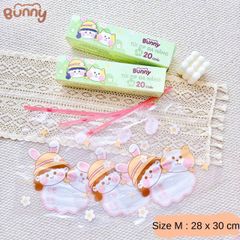 Túi Zip đa năng Bunny hộp 20 chiếc