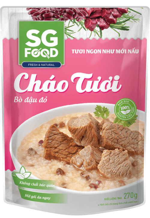 Cháo tươi gói SG Food