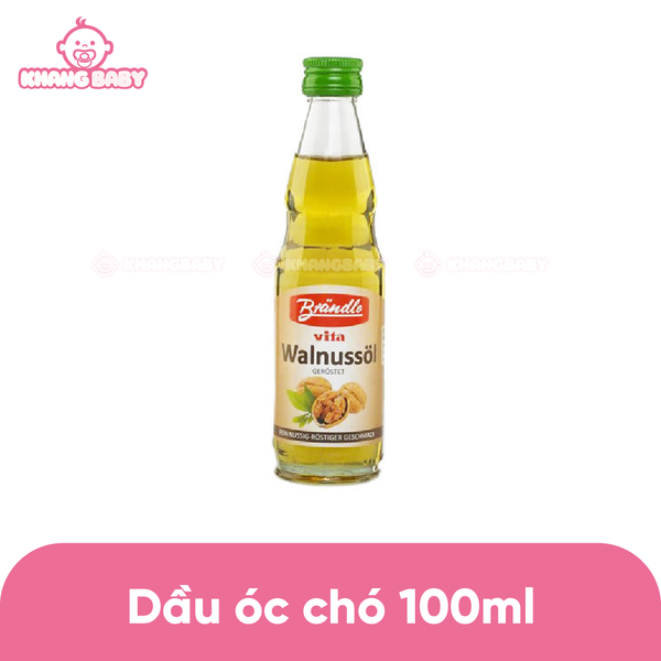 Dầu óc chó ăn dặm Walnussol Đức 100ml