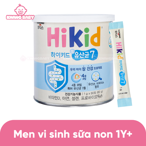 Men vi sinh sữa non Hikid 80 gói 1Y+