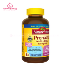 Vitamin bầu Nature Made Prenatal Multi+DHA 150 viên