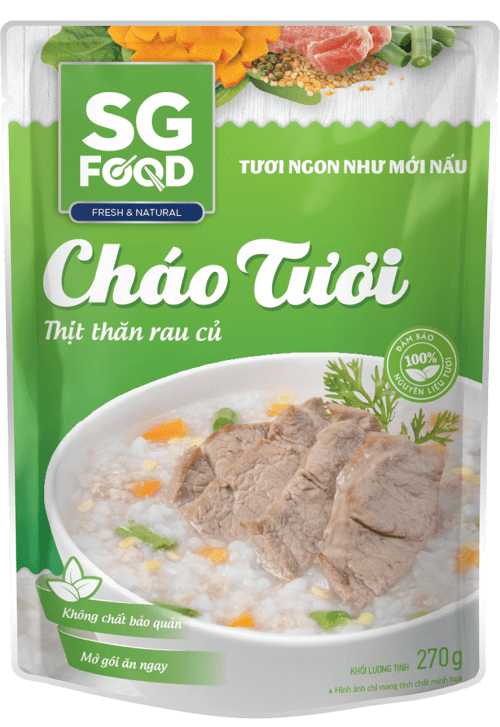 Cháo tươi gói SG Food