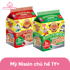 Mỳ nấu ăn dặm Nissin chú hề Nhật 1Y+