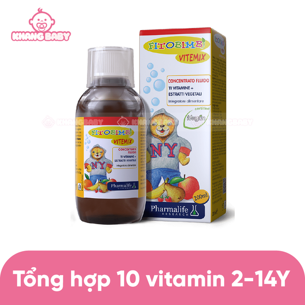 Siro vitamin tổng hợp Fitobimbi Vitamix 2Y+