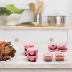 Set 4 hộp trữ đồ ăn mini