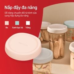 Bình sữa Moyuum PPSU Movaa họa tiết xanh