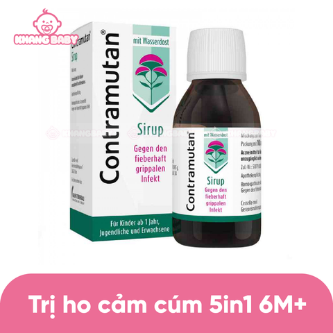 Siro cảm cúm Contramutan 5in1 thanh lý 4/2025