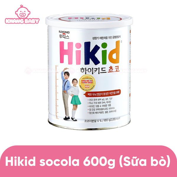 Sữa Hikid socola 600g