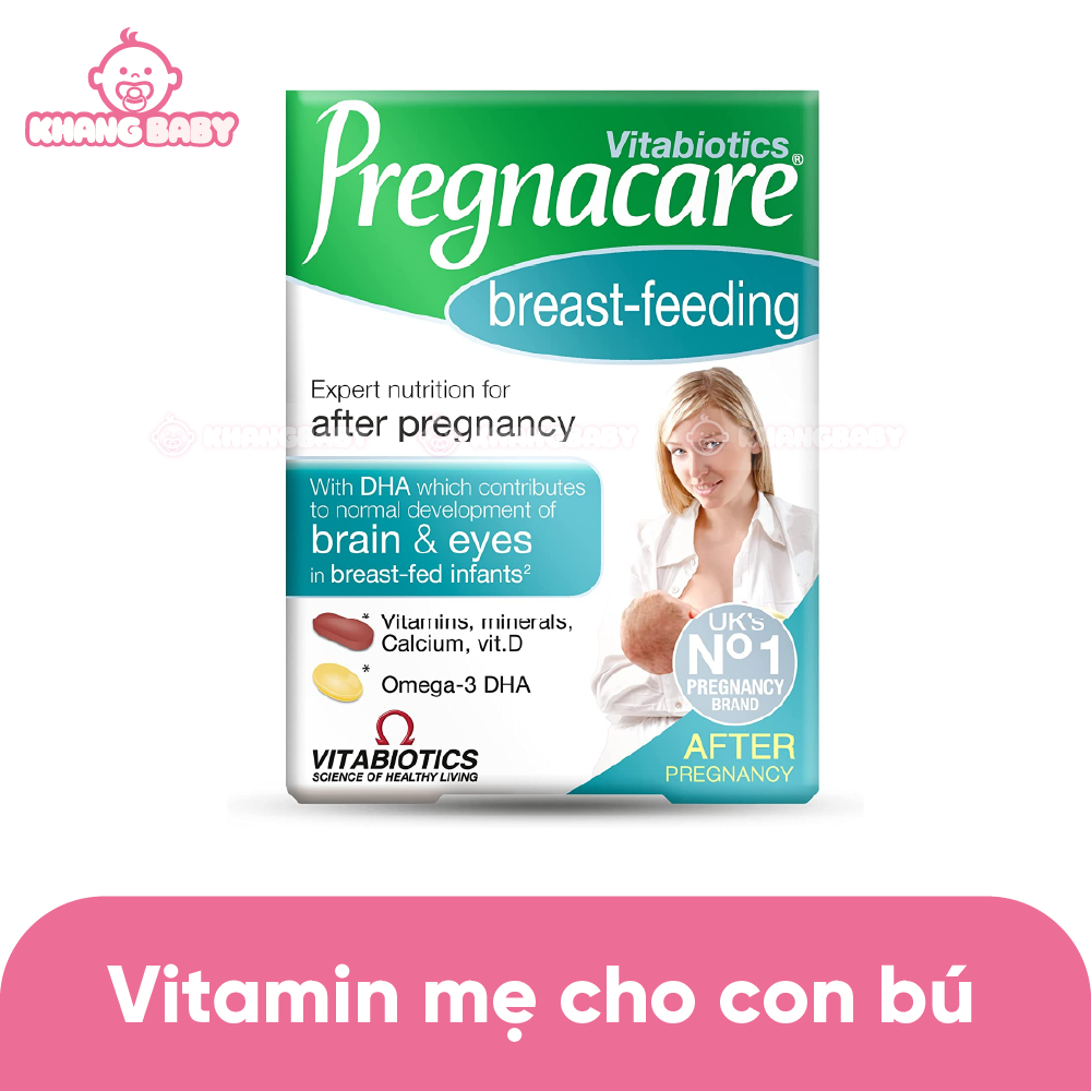 Vitamin cho con bú Pregnacare Breastfeeding Nhập khẩu Shop KHANG BABY