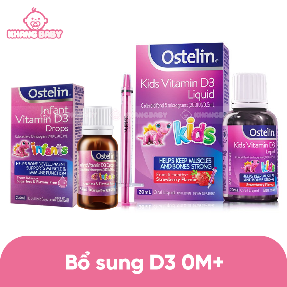 Vitamin D3 Ostelin – Shop KHANG BABY