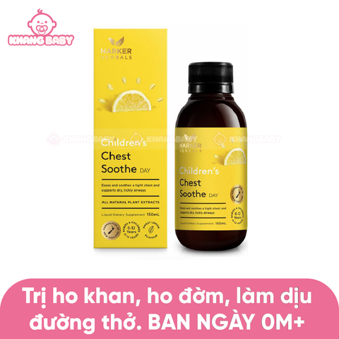 Siro ho ban ngày Harker Chest Soothe 150ml 0M+